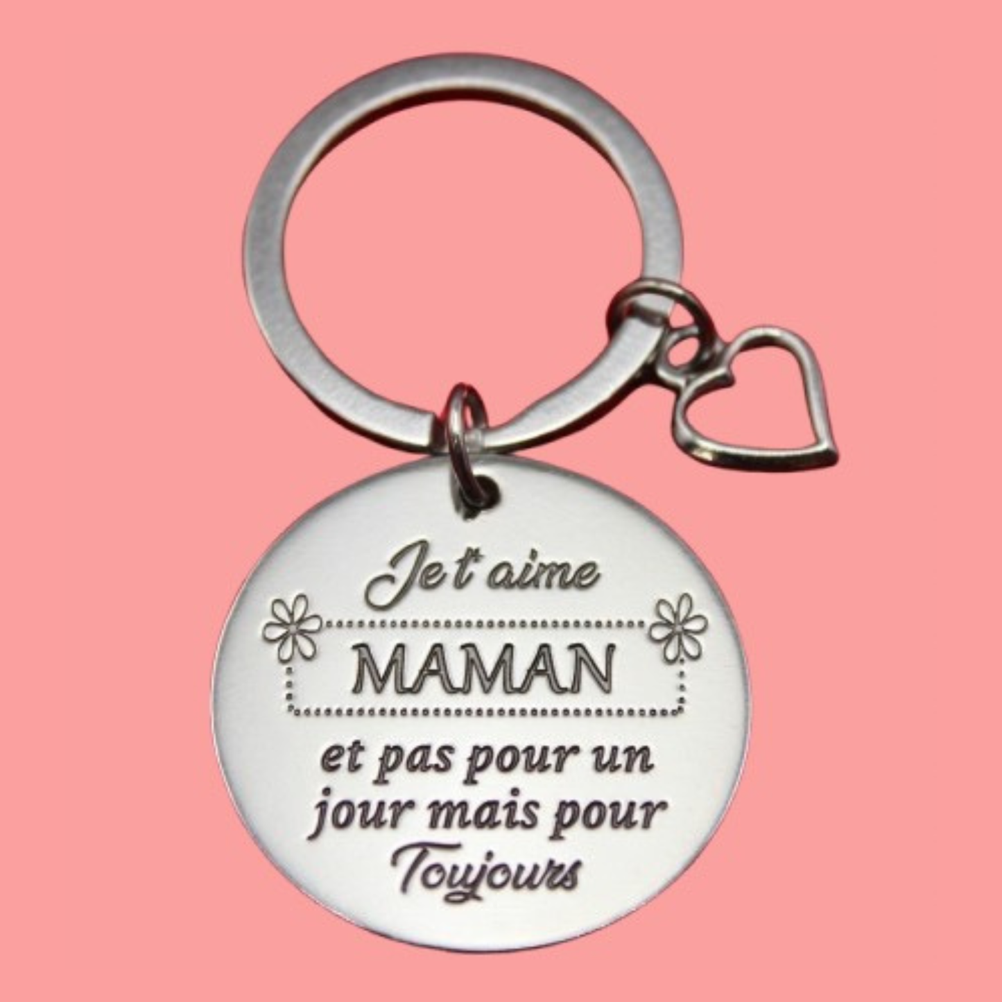 Émotion Gravée™ – Porte-clé pour Maman