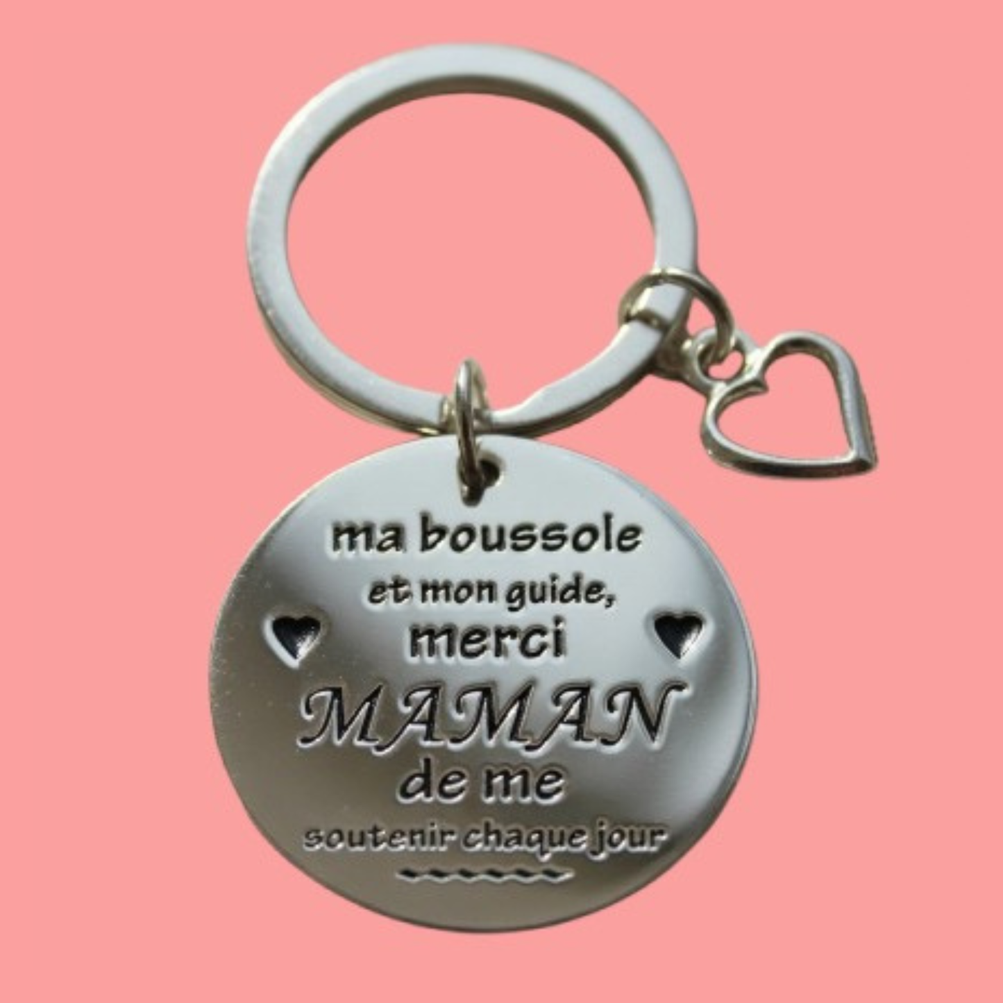 Émotion Gravée™ – Porte-clé pour Maman