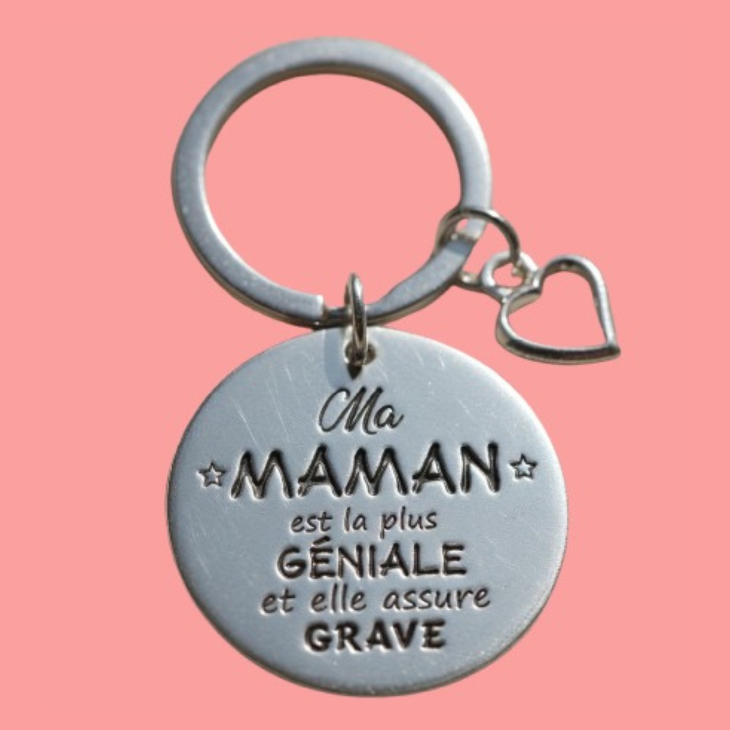 Émotion Gravée™ – Porte-clé pour Maman