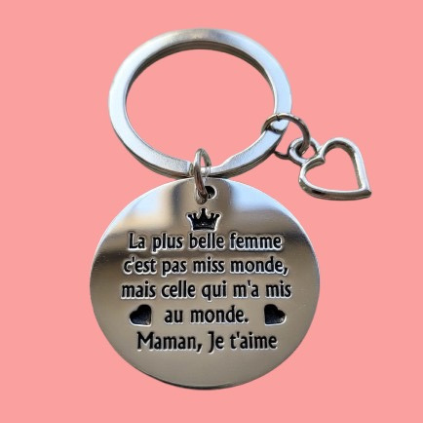 Émotion Gravée™ – Porte-clé pour Maman